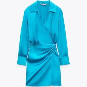 NWT Zara Wrap Mini Dress